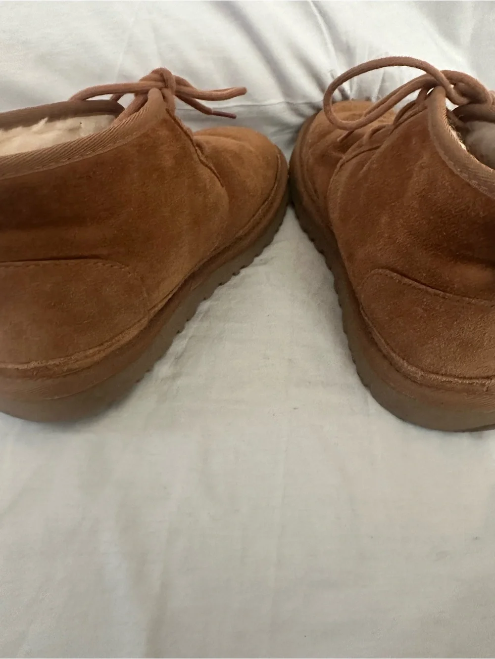 UGG Men's Chestnut Suede Lace-Up Cozy-Lined Boots